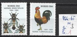 NORVEGE 864-65 ** Côte 3 € - Nuevos