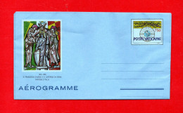 1989 ** VATICANO - Aerogramma. A. 27 - PATRONI D'ITALIA . MNH** - Interi Postali