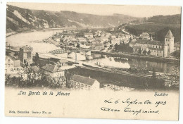 Hastière Les Bords De La Meuse Cachet 1903 Dinant Htje - Hastière