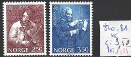 NORVEGE 880-81 ** Côte 3.50 € - Used Stamps