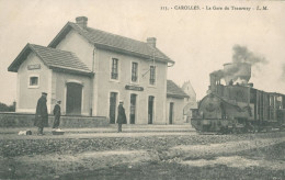 50 CAROLLES - La Gare Du TRAMWAYS - L.M. - TOP RARE - Other & Unclassified