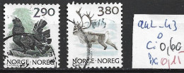 NORVEGE 942-43 Oblitérés Côte 0.60 € - Used Stamps