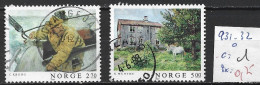 NORVEGE 931-32 Oblitérés Côte 1 € - Gebruikt