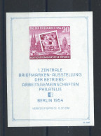 Allemagne RDA Bloc N°4** (MNH) 1954 - Journée Du Timbre - 1950-1970