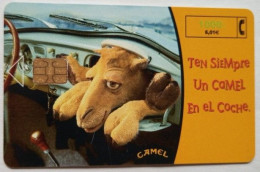Spain 1000 Pta. Chip Card -  Camel ( Tobaco ) - Basic Issues