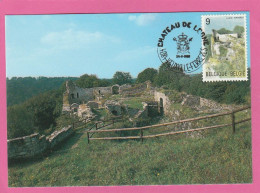 Carte Maximum - Belgique - 1989 - Château De Logne - 1981-1990