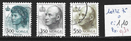 NORVEGE 1073 à 75 Oblitérés Côte 1.10 € - Used Stamps