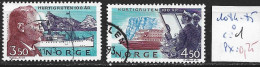 NORVEGE 1084-85 Oblitérés Côte 1 € - Oblitérés