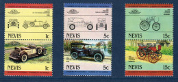 Nevis, YV 167 à 172, Mi 148 à 153, SG 165 à 170, Cadillac, Packard, Daimler, - Anguilla (1968-...)