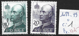 NORVEGE 1088-89 Oblitérés Côte 1 € - Usati