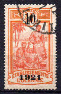 Océanie - 1921 -  Tb Antérieur Surch  - N° 45 - Oblit - Used - Used Stamps