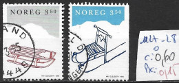 NORVEGE 1127-28 Oblitérés Côte 0.60 € - Usati