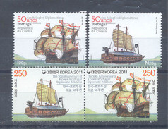 Año 2011 Nº 3598/9 Relaciones Diplomaticas Con Corea - Unused Stamps