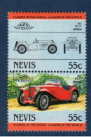 Nevis, YV 177, 178, Mi 158, 159, SG 175, 176, M.G. TC, 1947, - Anguilla (1968-...)
