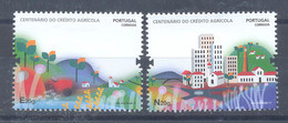 Año 2011 Nº 3586/7 Centenario Del Credito Agricola - Unused Stamps