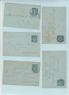 24009 Lot De Lettres Entier Postal - Standard Covers & Stamped On Demand (before 1995)