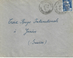 GANDON N° 717 SEUL SUR LETTRE POUR LA SUISSE 1946 AU TARIF - Tariffe Postali