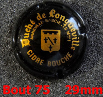 Capsule CIDRE - DUCHÉ De LONGUEVILLE - Noir - Bouteille 29mm - Andere & Zonder Classificatie