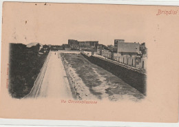 CARTOLINA DI BRINDISI VIA CIRCONVALLAZIONE FINE 800 VIAGGIATA NEL 1903 - Brindisi