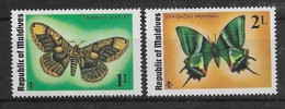 Thème Papillons - Maldives - Timbres ** - Neuf Sans Charnière - TB - Schmetterlinge