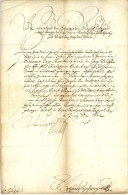 Passau Bischof Wenzeslaus Von Thun U. Hohenstein (1629-1673) Autograph 1672 Nach Wien - Personnages Historiques