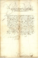 Passau Bischof Wenzeslaus Von Thun U. Hohenstein (1629-1673) Autograph 1672 Nach Wien - Historische Personen