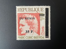 Benin 1997 - 2000 Mi. 560 Surchargé Overprint Marie Curie 1867 - 1934 Chimie Chemie - Benin – Dahomey (1960-...)