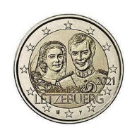 Luxemburg  2021 2 Euro Commemo  RELIEF - 40 Ans Mariage - 40 Jaar Huwelijk "  UNC Uit De Rol  !! - Luxemburg