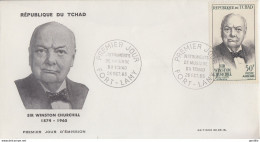 FDC  TCHAD Sir Winston CHURCHILL 1965 - Sir Winston Churchill