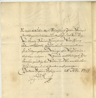 Graf Heinrich XI. Reuss-Schleiz (1669-1726) Autograph 1717 - Personaggi Storici