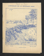 Ancienne Couverture De Cahier.   L'invasion De La Belgique En 1914.   La Défense D'Anvers.  G. Grellet, Illustrateur. - Protège-cahiers