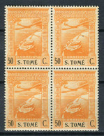 Santo Tomás Y Príncipe 1938. Yvert A3 X 4 ** MNH. - St. Thomas & Prince