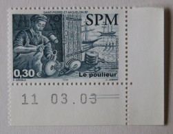 SPM 2003 Métiers D'art  Le Poulieur YT 795  Neuf - Unused Stamps