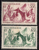 Mauritanie Timbres-poste N°84* & 85* Neufs Charnières TB Cote : 3€00 - Neufs
