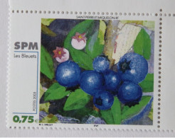 SPM 2003 Peinture Fruits Les Bleuets  YT 794  Neuf - Ongebruikt