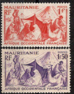 Mauritanie Timbres-poste N°87* & 88* Neufs Charnières TB Cote : 4€25 - Nuevos