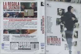 BORGATTA - DRAMMA - Dvd  " LA REGOLA DEL SILENZIO " ROBERT REDFORD - PAL 2 - 01DISTRIBUTION 2013 -  USATO In Buono Stato - Drame