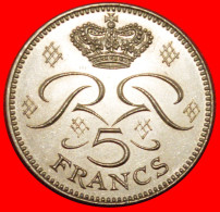 * FRANCE (1970-1995): MONACO  5 FRANCS 1976 RARE RAINIER III (1949-2005) UNC MINT LUSTRE! · LOW START ·  NO RESERVE! - 1960-2001 Franchi Nuovi