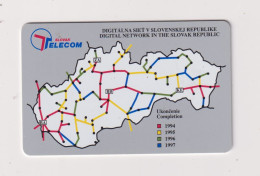 SLOVAKIA  - Digital History Map Chip Phonecard - Slovacchia