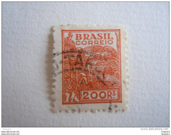 Brazilie Bresil Brasilien Brasil 1941-48 Série Courante Filigrane O Agriculture Yv 384 O - Gebraucht