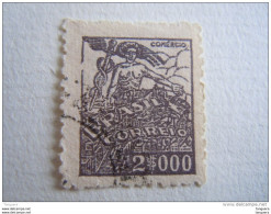 Brazilie Bresil Brasilien Brasil 1941-48 Série Courante Filigrane O Commerce Yv 392 O - Gebraucht