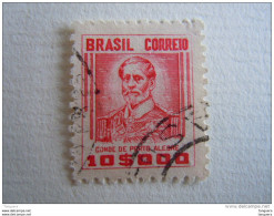 Brazilie Bresil Brasilien Brasil 1941-48 Série Courante Filigrane O Comte De Porto Alegre Yv 394 O - Usati
