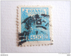 Brazilie Bresil Brasilien Brasil 1941-48 Série Courante Filigrane O Agriculture  Yv 386 O - Gebruikt