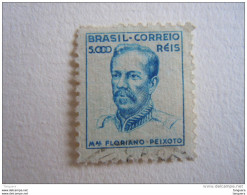 Brazilie Bresil Brasilien Brasil 1941-48 Série Courante Filigrane O Maréchal Peixoto Yv 393 O - Usati