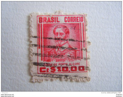 Brazilie Bresil Brasilien Brasil 1947-55 Serie Courante Comte De Porto Alegre Yv 468B O - Used Stamps