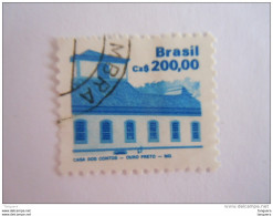 Brazilie Bresil Brasilien Brasil  1988 Série Courante Patrimoine Architectural  Maison Des Contes Yv 1870 O - Oblitérés