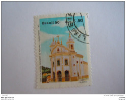 Brazilie Bresil Brasilien Brasil 1990 Cathédrale Nosa Senhora Da Vitoria Yv 1952 O - Usados