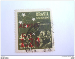 Brazilie Bresil Brasilien Brasil 1944 Timbre De 1940 Surchargé Yv PA 45 O - Aéreo