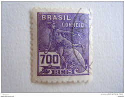 Brazilie Bresil Brasilien Brasil 1928-41 Série Courante Commerce Mercure Filigrane H Yv 207b (B) O - Oblitérés