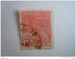 Brazilie Bresil Brasilien Brasil 1928-41 Série Courante Commerce Mercure Filigrane F Yv 203a (B) O - Used Stamps